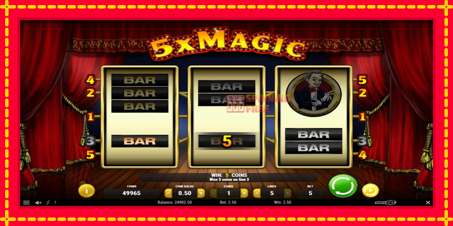 5x Magic mesin slot dengan animasi cerah, gambar 3