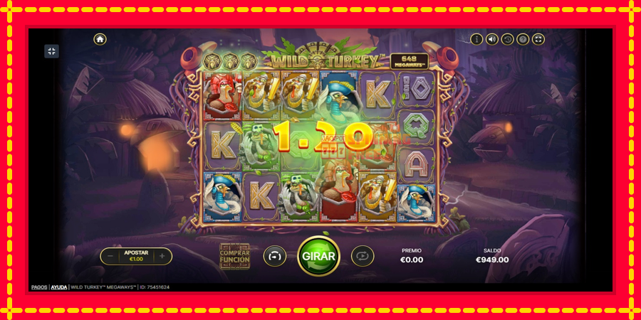 Wild Turkey mesin slot dengan animasi cerah, gambar 4