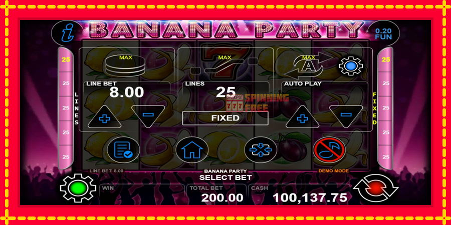 Banana Party mesin slot dengan animasi cerah, gambar 4