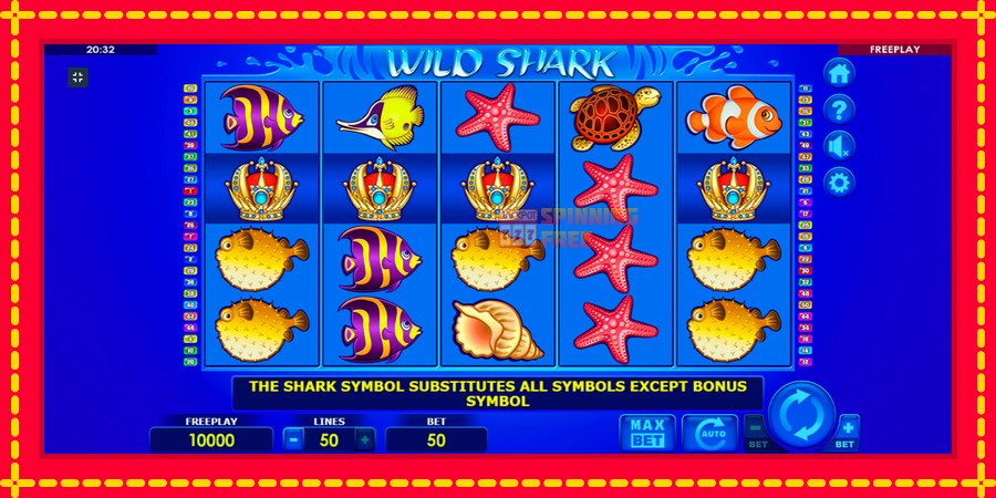 Wild Shark mesin slot dengan animasi cerah, gambar 4