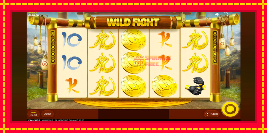 Wild Fight mesin slot dengan animasi cerah, gambar 2