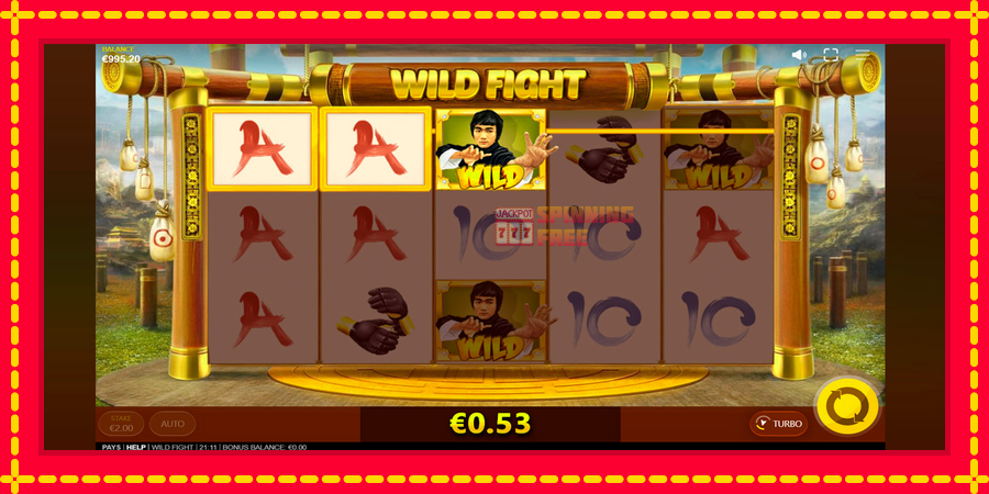 Wild Fight mesin slot dengan animasi cerah, gambar 4