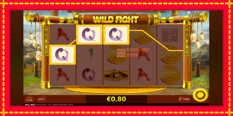 Wild Fight mesin slot dengan animasi cerah, gambar 5