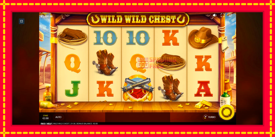 Wild Wild Chest mesin slot dengan animasi cerah, gambar 1