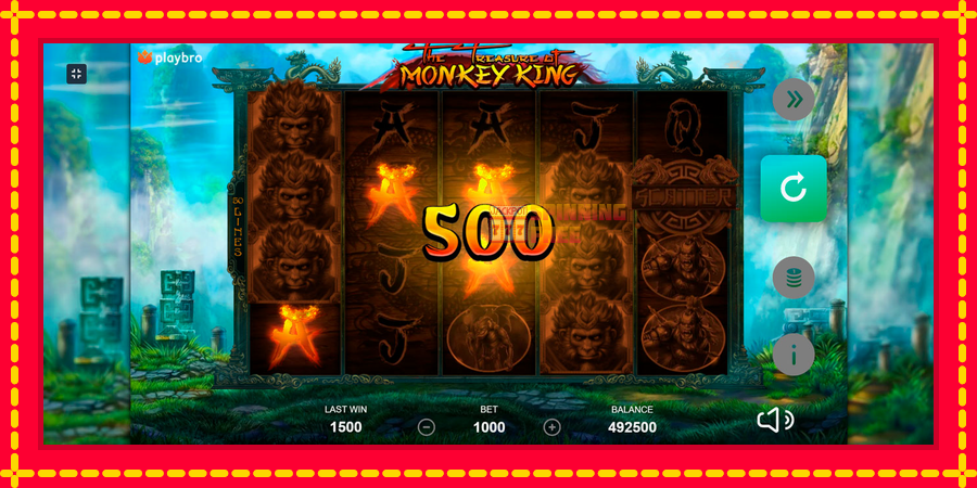 The Monkey King mesin slot dengan animasi cerah, gambar 3