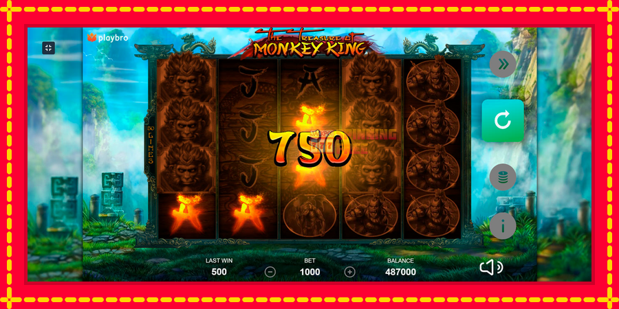 The Monkey King mesin slot dengan animasi cerah, gambar 4