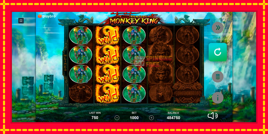 The Monkey King mesin slot dengan animasi cerah, gambar 5