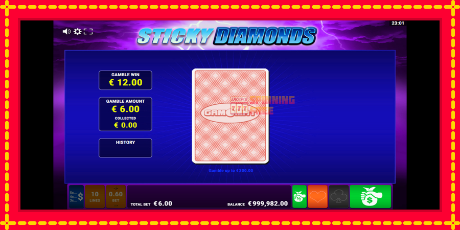 Sticky Diamonds mesin slot dengan animasi cerah, gambar 3