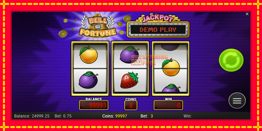 Bell of Fortune mesin slot dengan animasi cerah, gambar 2