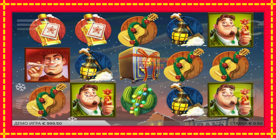 Taco Brothers Saving Christmas mesin slot dengan animasi cerah, gambar 1