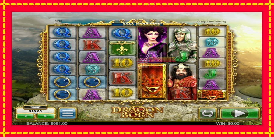 Dragon Born mesin slot dengan animasi cerah, gambar 2