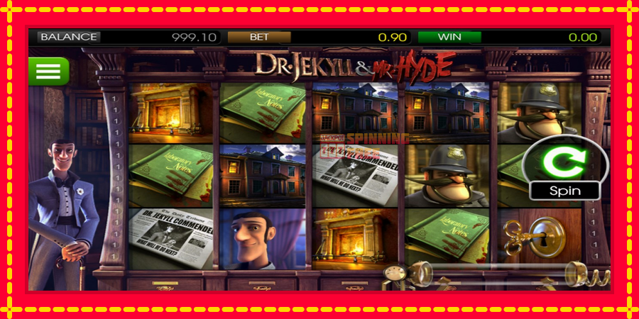 Dr. Jekyll & Mr. Hyde mesin slot dengan animasi cerah, gambar 1