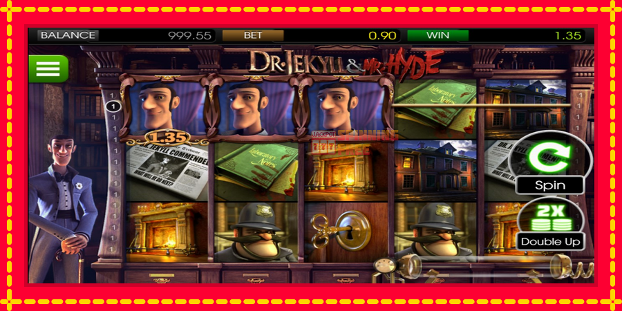 Dr. Jekyll & Mr. Hyde mesin slot dengan animasi cerah, gambar 2