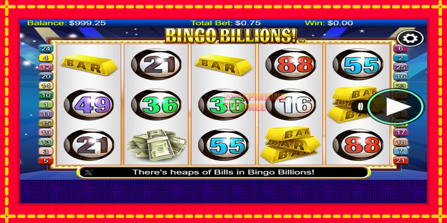 Bingo Billions mesin slot dengan animasi cerah, gambar 1