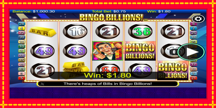 Bingo Billions mesin slot dengan animasi cerah, gambar 2