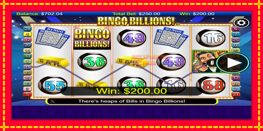 Bingo Billions mesin slot dengan animasi cerah, gambar 4