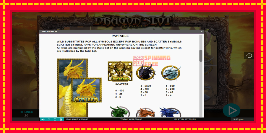 Dragon Slot mesin slot dengan animasi cerah, gambar 5