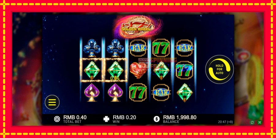 777 Golden Wheel mesin slot dengan animasi cerah, gambar 3