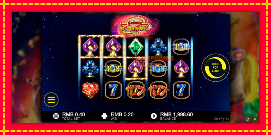 777 Golden Wheel mesin slot dengan animasi cerah, gambar 4