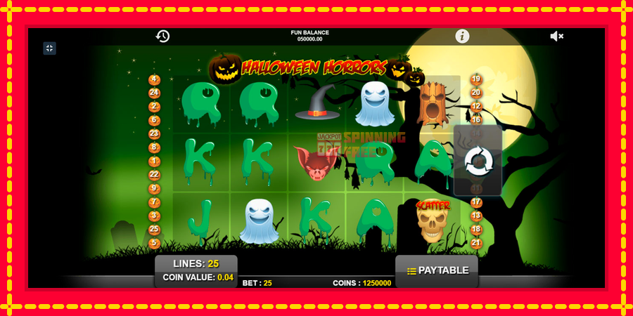 Halloween Horrors mesin slot dengan animasi cerah, gambar 1