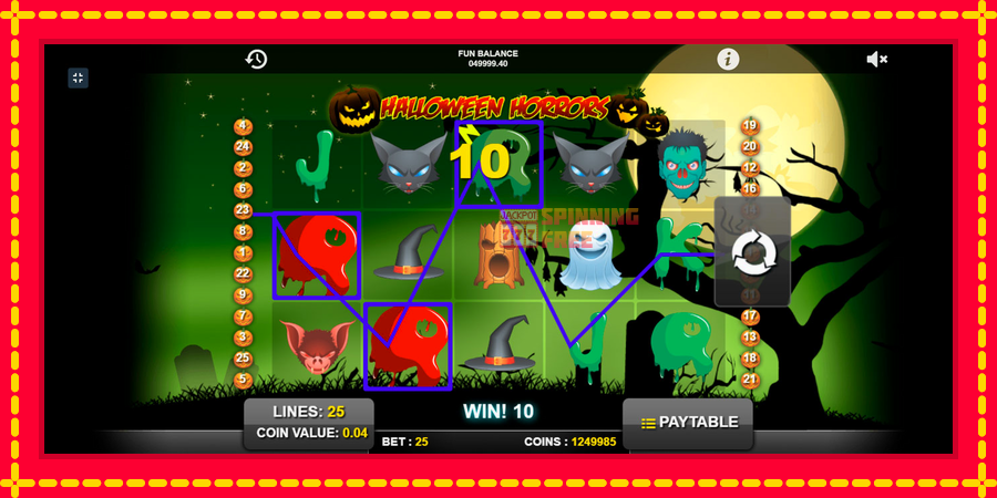 Halloween Horrors mesin slot dengan animasi cerah, gambar 2