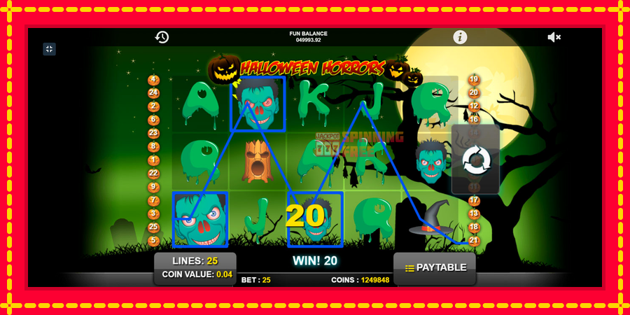 Halloween Horrors mesin slot dengan animasi cerah, gambar 4