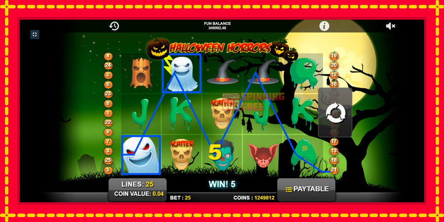 Halloween Horrors mesin slot dengan animasi cerah, gambar 6