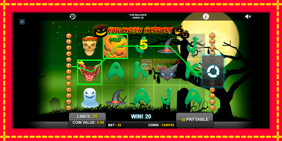 Halloween Horrors mesin slot dengan animasi cerah, gambar 7