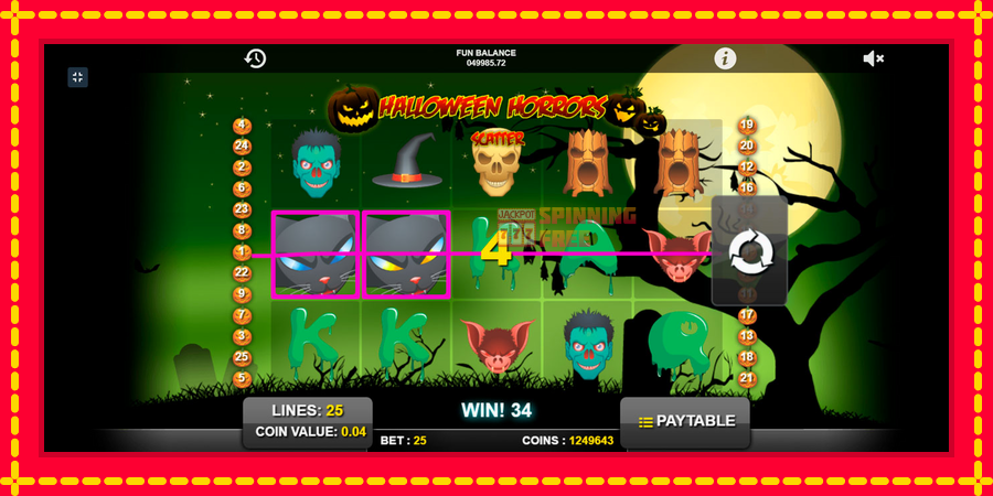 Halloween Horrors mesin slot dengan animasi cerah, gambar 10