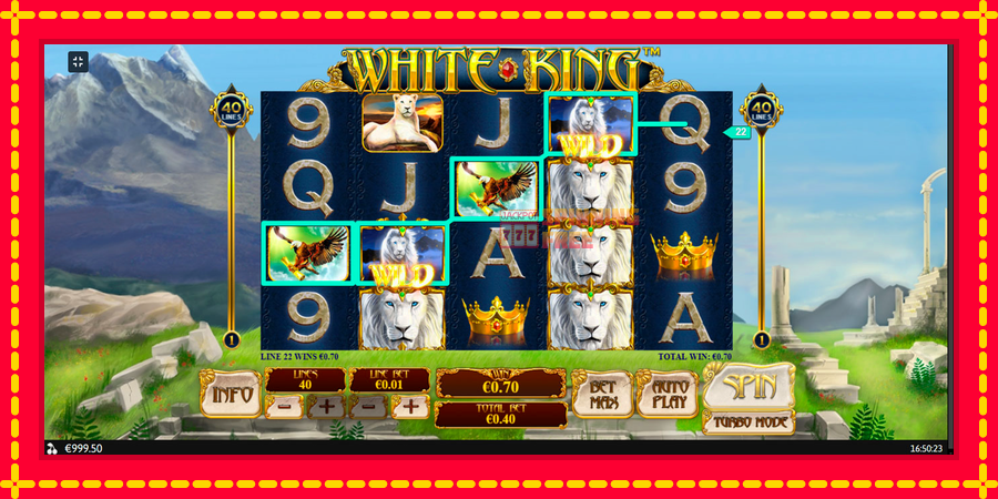 White King mesin slot dengan animasi cerah, gambar 2