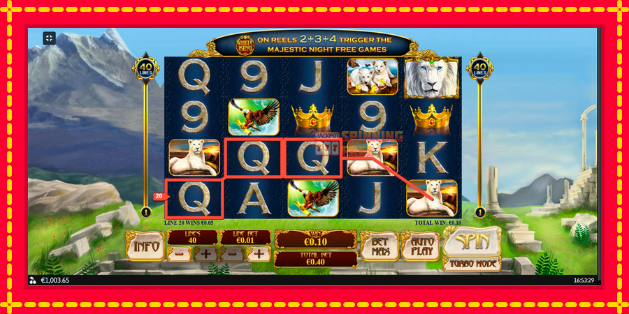 White King mesin slot dengan animasi cerah, gambar 12