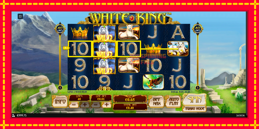 White King mesin slot dengan animasi cerah, gambar 3