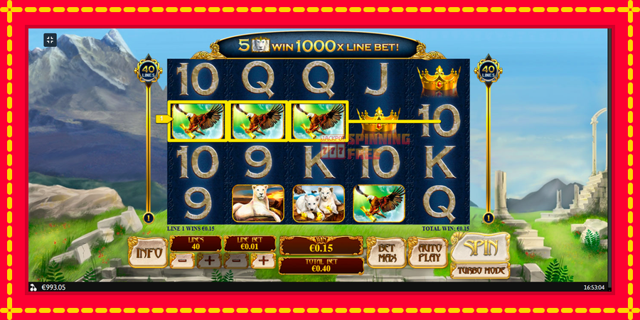 White King mesin slot dengan animasi cerah, gambar 10