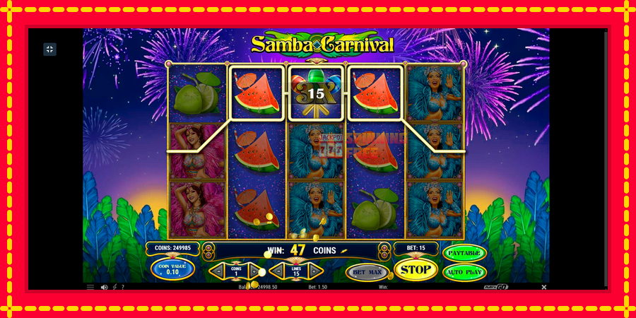 Samba Carnival mesin slot dengan animasi cerah, gambar 2