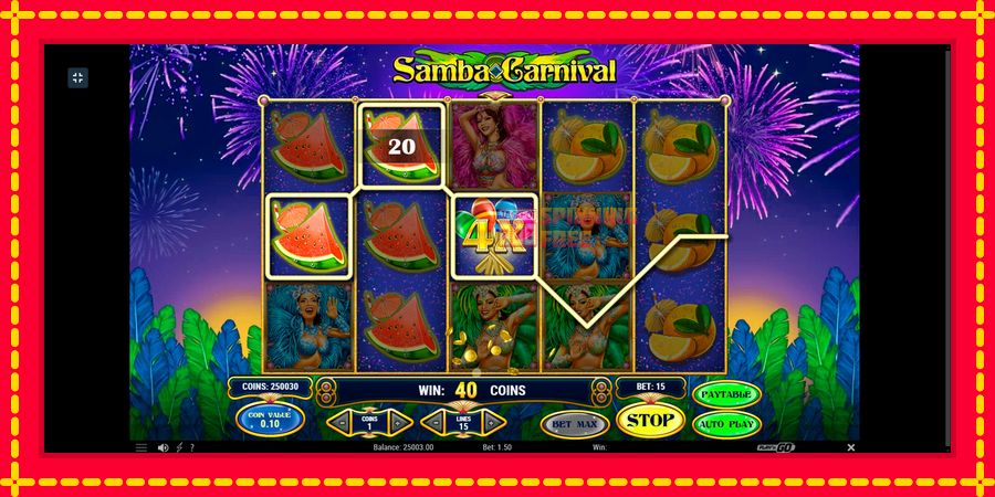 Samba Carnival mesin slot dengan animasi cerah, gambar 3