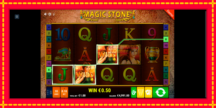 Magic Stone mesin slot dengan animasi cerah, gambar 1