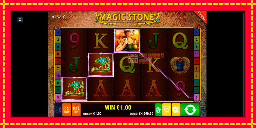 Magic Stone mesin slot dengan animasi cerah, gambar 3