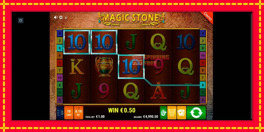 Magic Stone mesin slot dengan animasi cerah, gambar 5