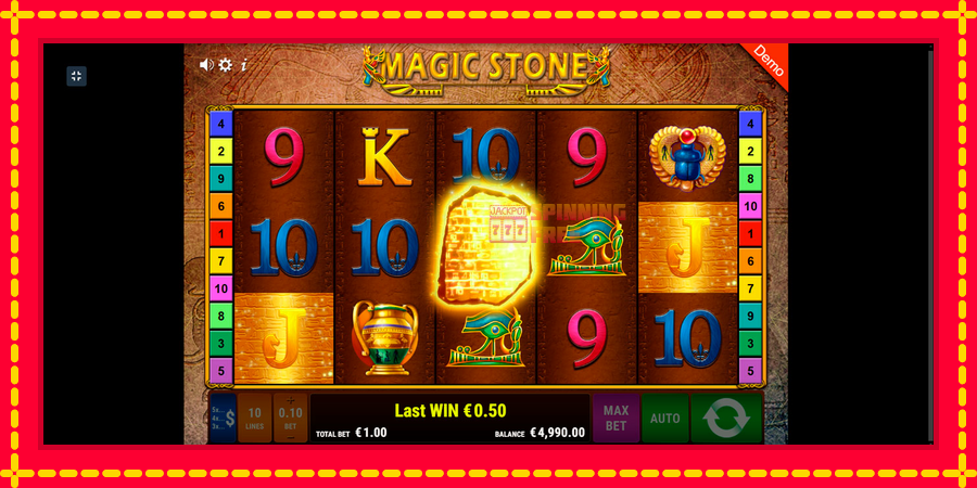 Magic Stone mesin slot dengan animasi cerah, gambar 6