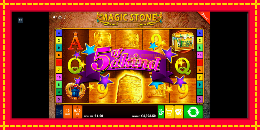 Magic Stone mesin slot dengan animasi cerah, gambar 10