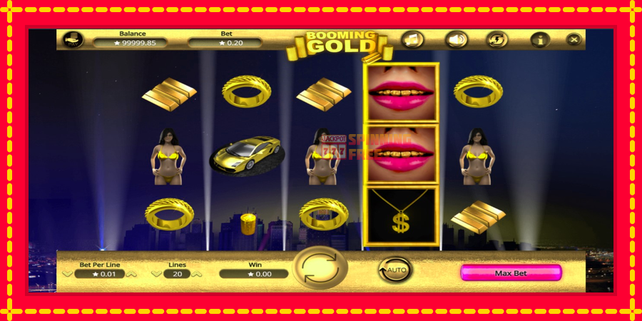 Booming Gold mesin slot dengan animasi cerah, gambar 1