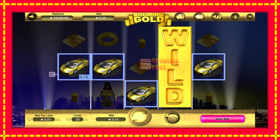 Booming Gold mesin slot dengan animasi cerah, gambar 2