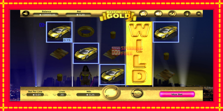 Booming Gold mesin slot dengan animasi cerah, gambar 3