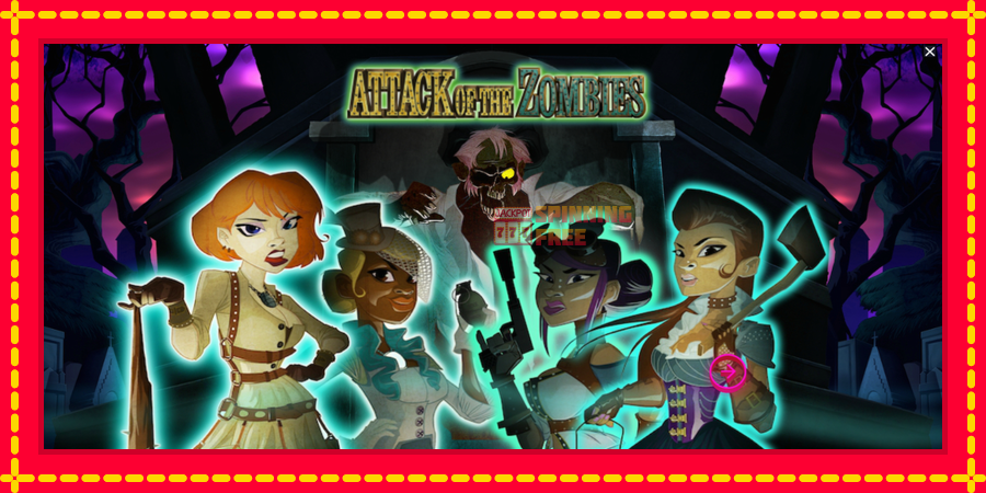 Attack of the Zombies mesin slot dengan animasi cerah, gambar 1