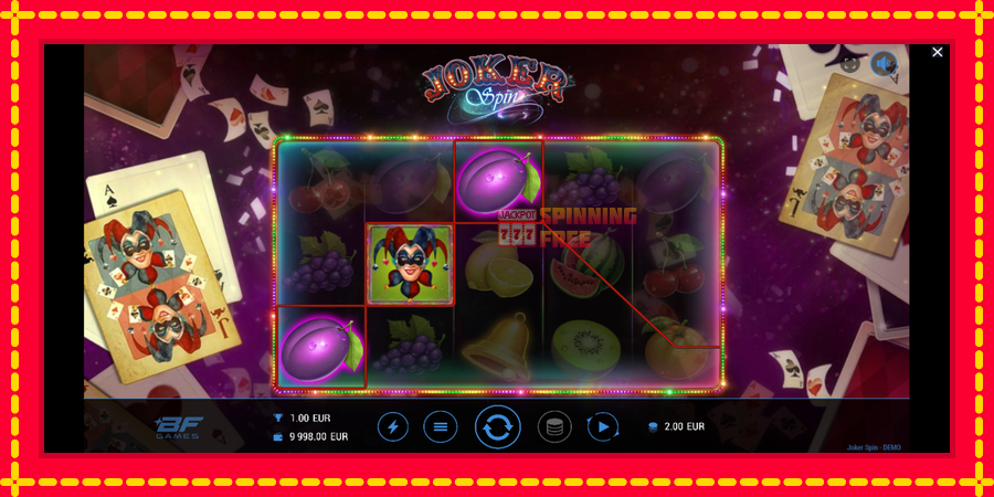 Joker Spin mesin slot dengan animasi cerah, gambar 4