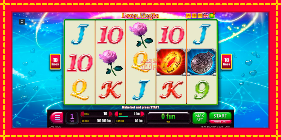 Love Magic mesin slot dengan animasi cerah, gambar 1