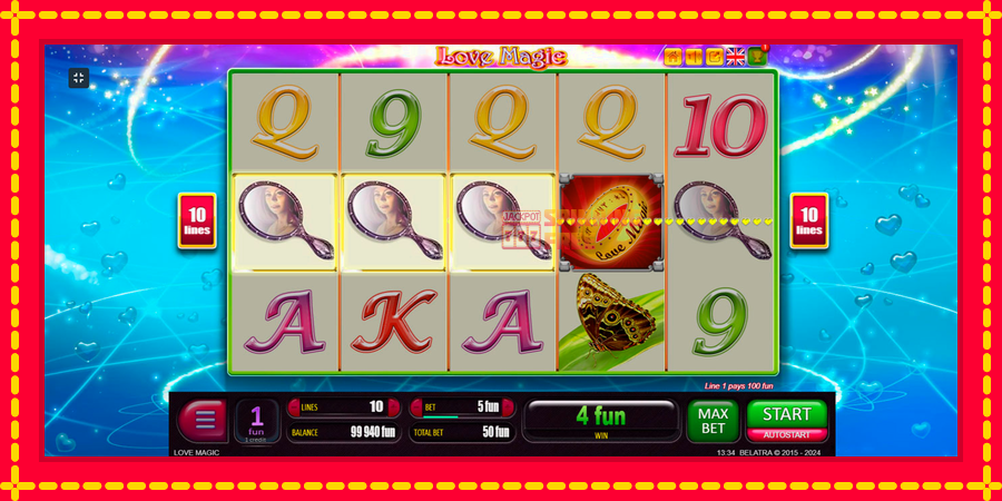 Love Magic mesin slot dengan animasi cerah, gambar 5