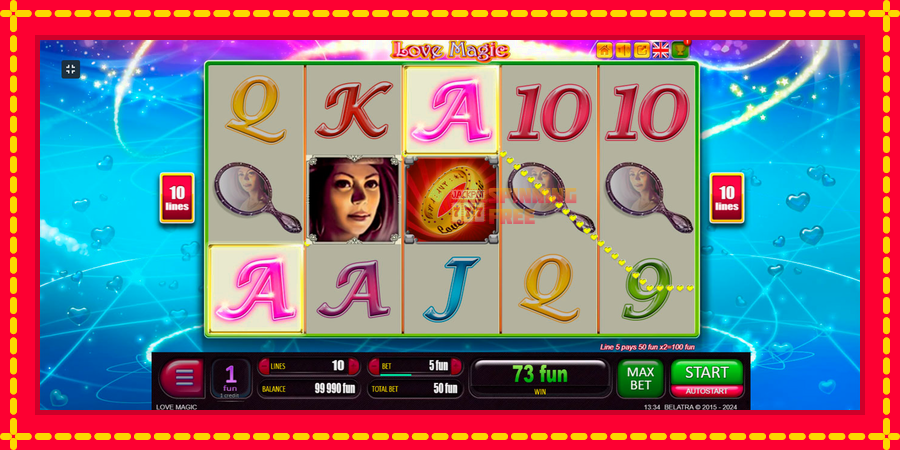 Love Magic mesin slot dengan animasi cerah, gambar 6