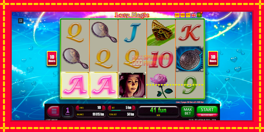 Love Magic mesin slot dengan animasi cerah, gambar 8