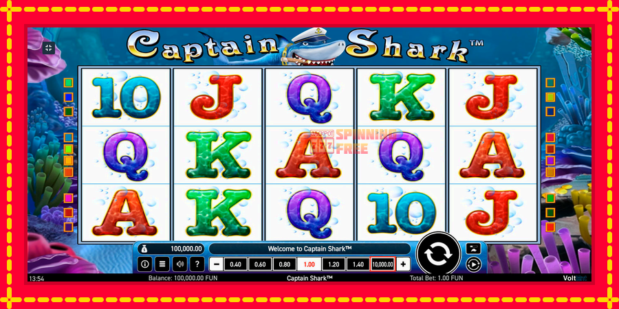 Captain Shark mesin slot dengan animasi cerah, gambar 1